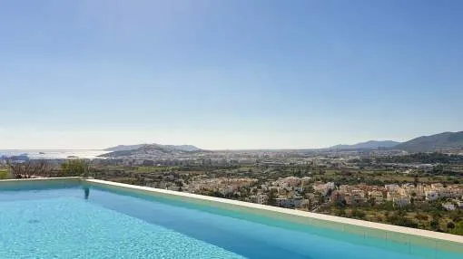 Design villa with panoramic views - Can Rimbau Urbanization, Jesús - Ibiza Design villa with panoramic views - Can Rimbau Urbanization, Jesús - Ibiza